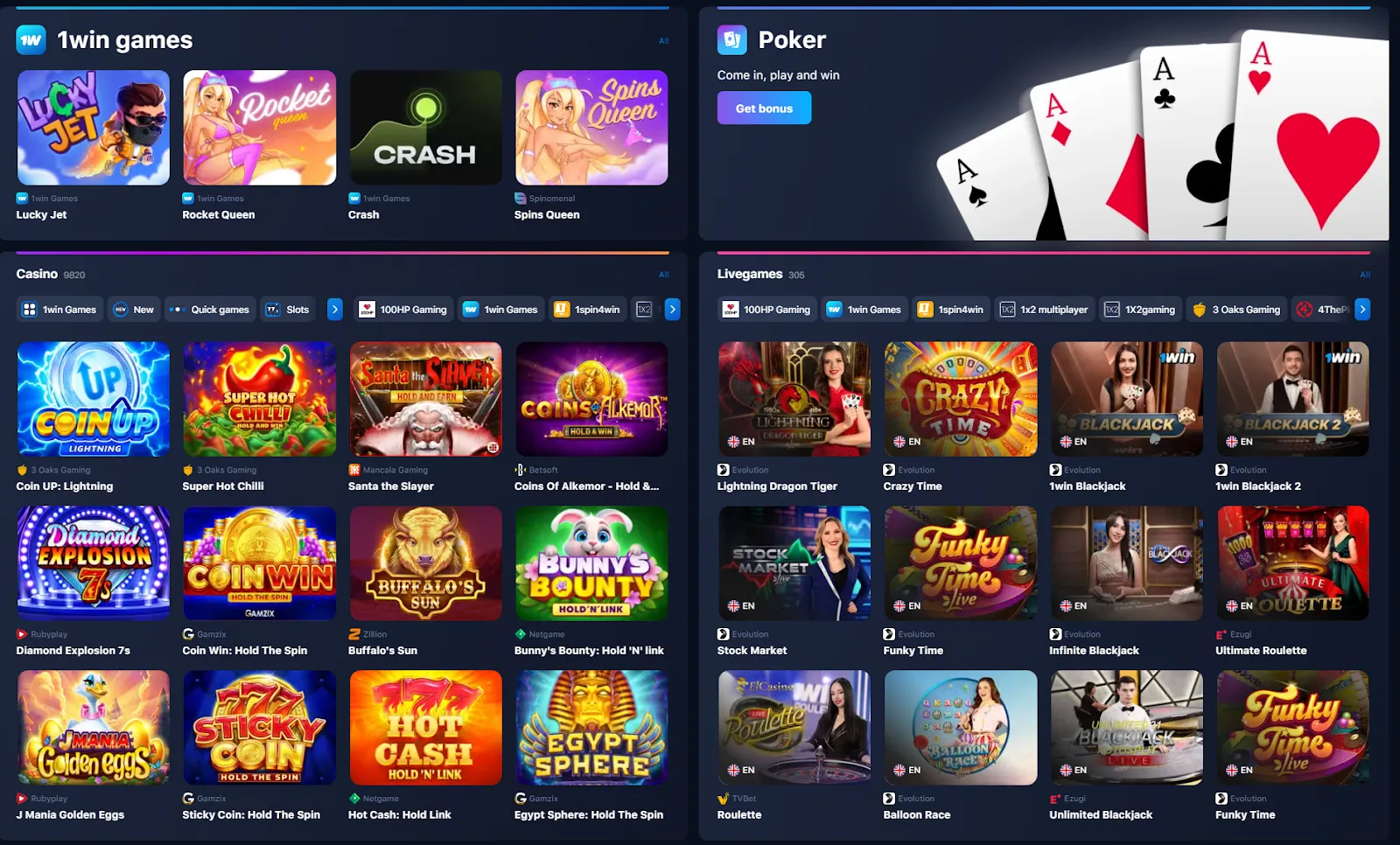 1win casino games 1win casino games